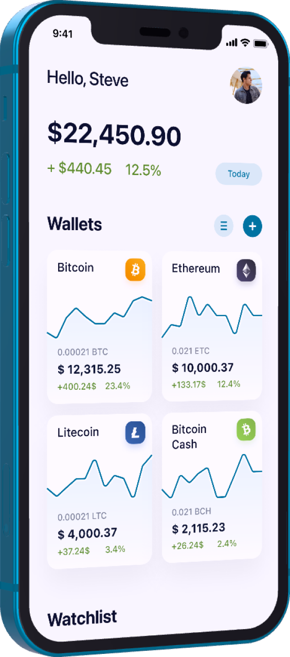 One App for cryptocurrencies