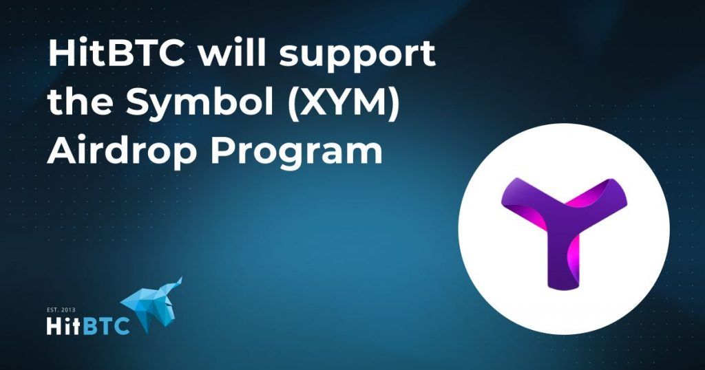 HitBTC Will Support the Symbol (XYM) Airdrop Program for NEM (XEM) Holders