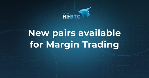 New Pairs Available for Margin Trading