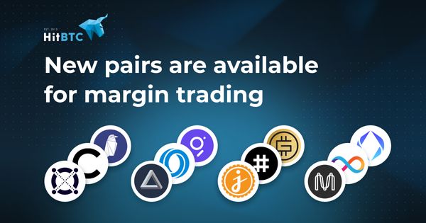 New Pairs Available for Margin Trading