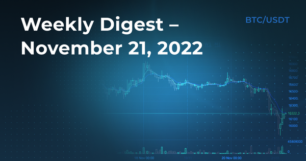 HitBTC Weekly Digest - November 21, 2022