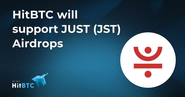 HitBTC will support the JUST (JST) Airdrop Programme