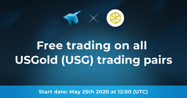 USG Free Trading Day on HitBTC