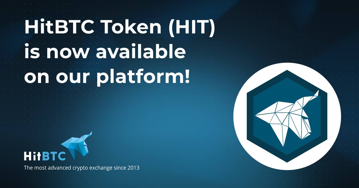 Hit Table Token HitBTC Launches Its Native Utility Token HIT